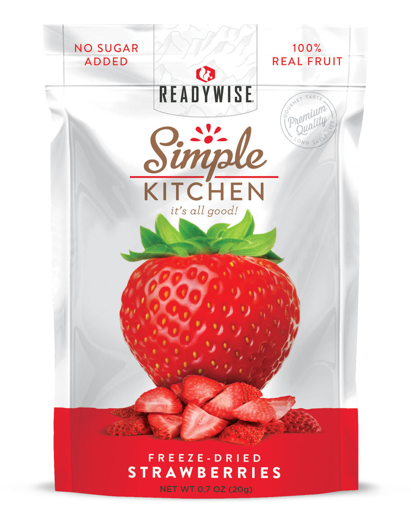 ReadyWise Simple Kitchen Freeze-Dried Strawberries (RWSK02-006)