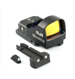 Meprolight Meprolight, Micro Red Dot Sight - 1x, 1.8", MOA, Illuminated, Red, Dot Reticle, Quick Detatch, Black (ML880511)