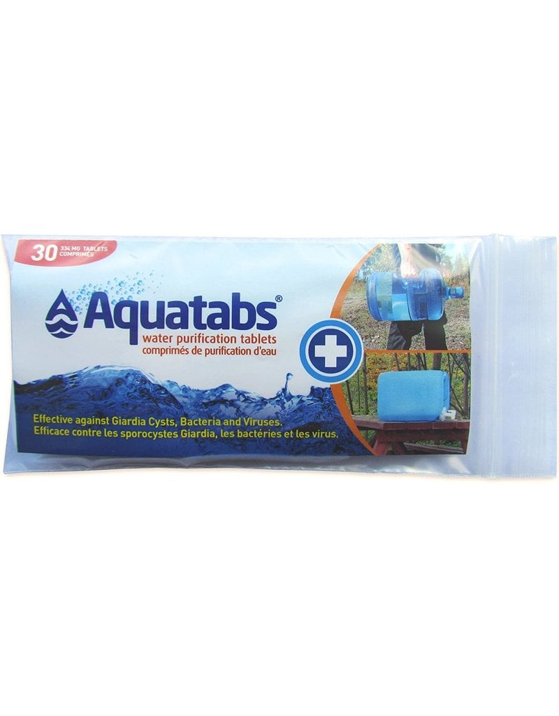 Aquatabs Water Purification Tablets 334 mg - 30 Pack (AQ0334-30P)