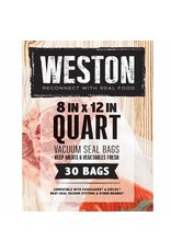 Weston Quart 8" X 12" Vacuum Bags - 30 Count (30-0111-W)