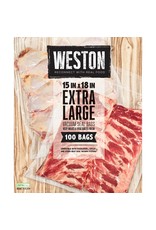 Weston Extra Large 15 X 18 Vacuum Bags - 100 Count (30-0105-W)