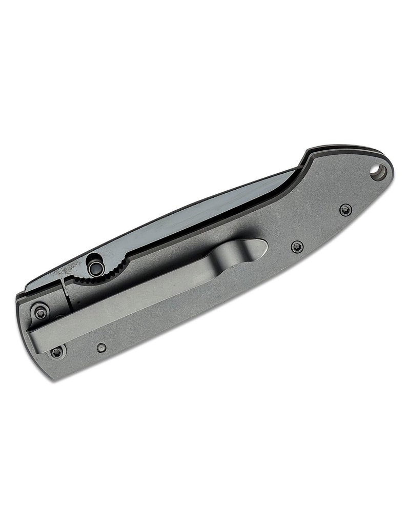 Boker Plus Anti-MC - 3-1/4" Black Ceramic Plain Edge, Titanium Handles (01BO035)