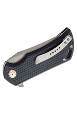 Boker Plus Golem -  3.5" Dark Stonewashed D2 Plain Edge, Black G10 Handles (01BO192)
