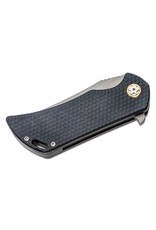Boker Plus Golem -  3.5" Dark Stonewashed D2 Plain Edge, Black G10 Handles (01BO192)