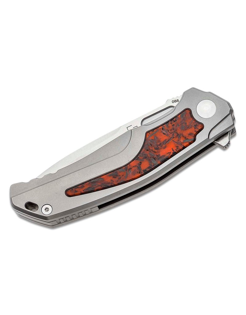 Boker Plus Burnley Aphex - 2.99"  Satin VG-10 Plain Edge, Titanium Handles (01BO197)
