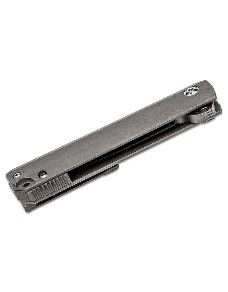 Boker Plus Cataclyst - 2.99" Satin D2 Plain Edge, Gray Titanium Handles (01BO640)