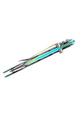 Boker Magnum Blaze - 2.88" Rainbow 440A Plain Edge, Rainbow Stainless Steel Handles (01MB255)