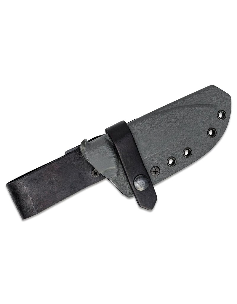 Condor Tool & Knife Talon - 4.6" Satin 1095 Carbon Steel Plain Edge, Micarta Handles, Kydex Sheath (60710)