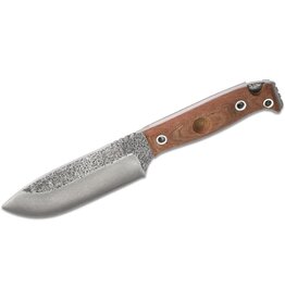 Condor Tool & Knife Selknam Knife - 5.12" 1075 Carbon Steel Blade, Micarta Handles, Welted Leather Sheath with Fire Starter (63821)