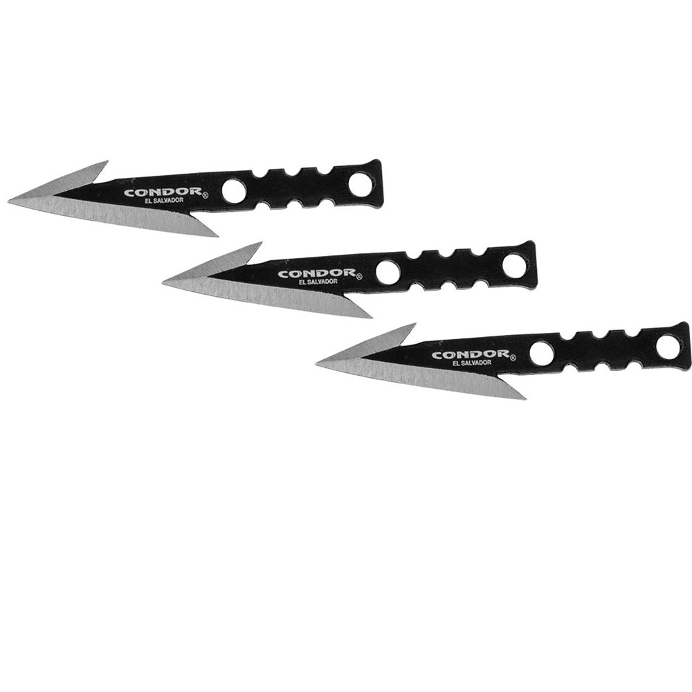 Condor Tool & Knife - Pocket Pike Fishing Set, Three 420HC Stainless Fishing  Spears, Ballistic Nylon Sheath (60047) - Tundra Supply LTD