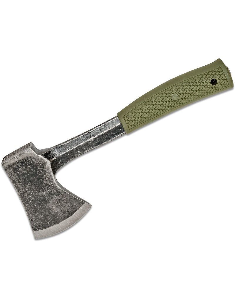 Condor Tool & Knife Campsite Axe - 2.99" 1075 Carbon Steel Blade, Army Green Polypropylene Handles, Kydex Sheath (63835)