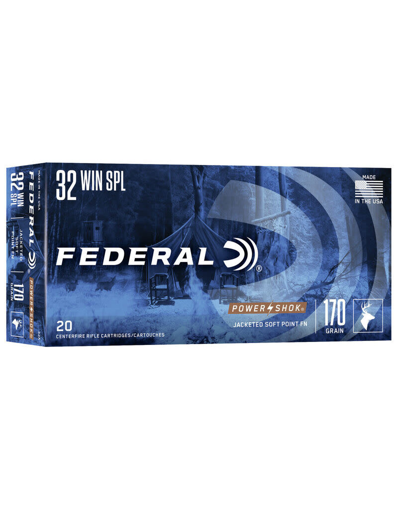 Federal Power-Shok - 32 Special, 170gr., SP, Box of 20 (32A)