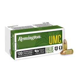 Remington UMC - 9mm, 115gr, FMJ, Box of 100 (23765)