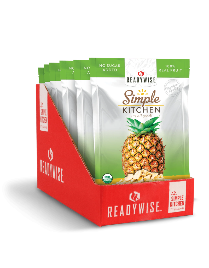 ReadyWise Simple Kitchen Organic Freeze - Dried Pineapples (RWSK02-016)