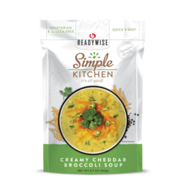 ReadyWise Simple Kitchen Creamy Cheddar Broccoli Soup (RWSK02-028)