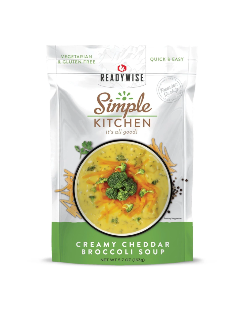 ReadyWise Simple Kitchen Creamy Cheddar Broccoli Soup (RWSK02-028)