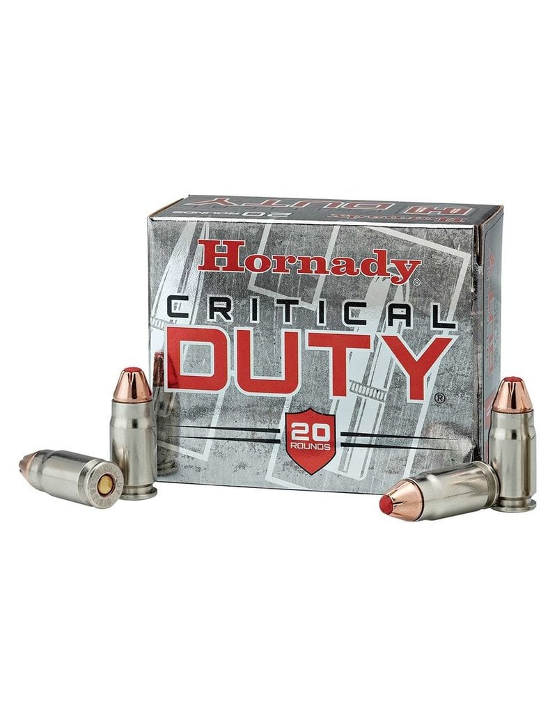 Hornady Critical Duty - 9mm, 124gr, FlexLock, Box of 20 (90216)