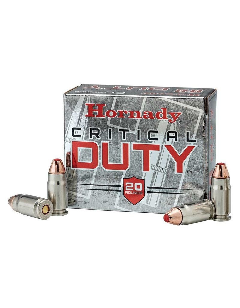 Hornady Critical Duty - 9mm +P, 135gr, FlexLock, Box of 20 (90226)