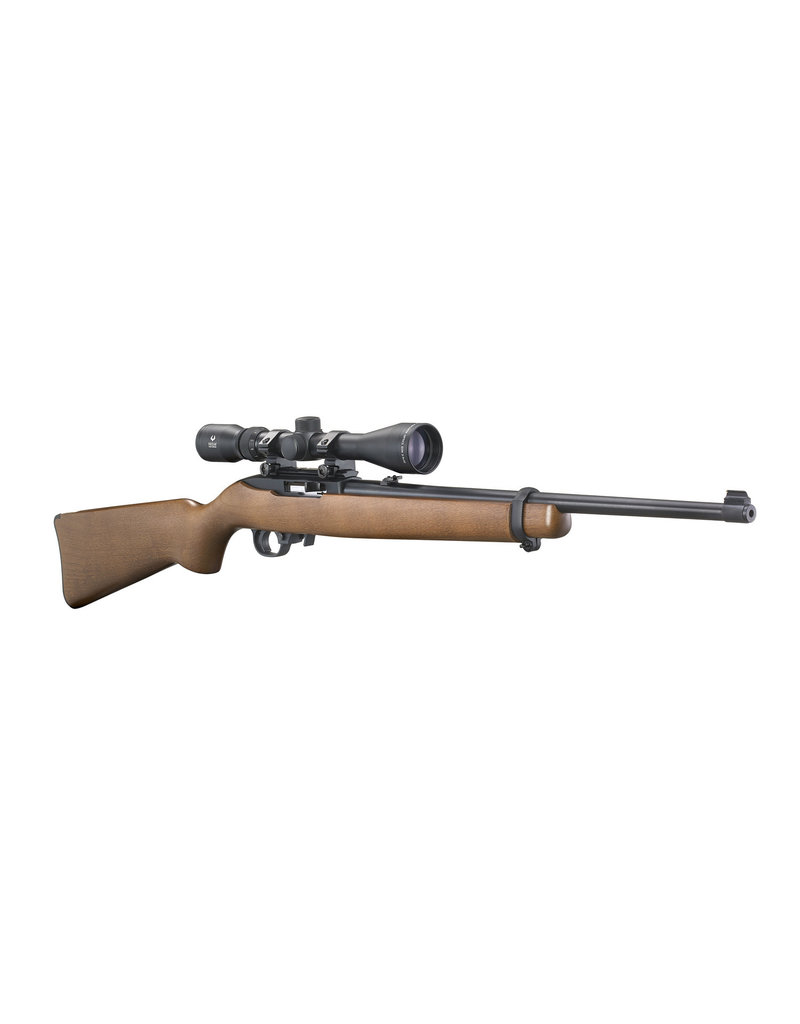 Ruger 10/22, Hardwood w/ Scope - 22 LR, 18.5" (31159)