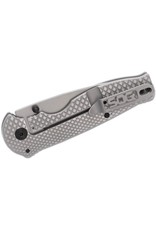SOG Flash FL -  3.44", Stonewashed Plain Edge, 8Cr13MoV , Steel (14-18-01-57)