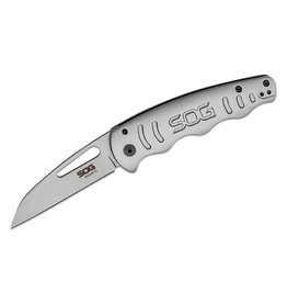 SOG Escape FL - 3.5", Bead-Blasted Plain Edge, 8Cr13MoV, Steel (14-52-01-57)