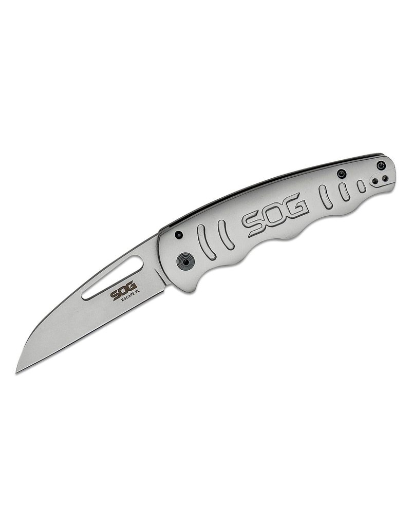 SOG Escape FL - 3.5", Bead-Blasted Plain Edge, 8Cr13MoV, Steel (14-52-01-57)