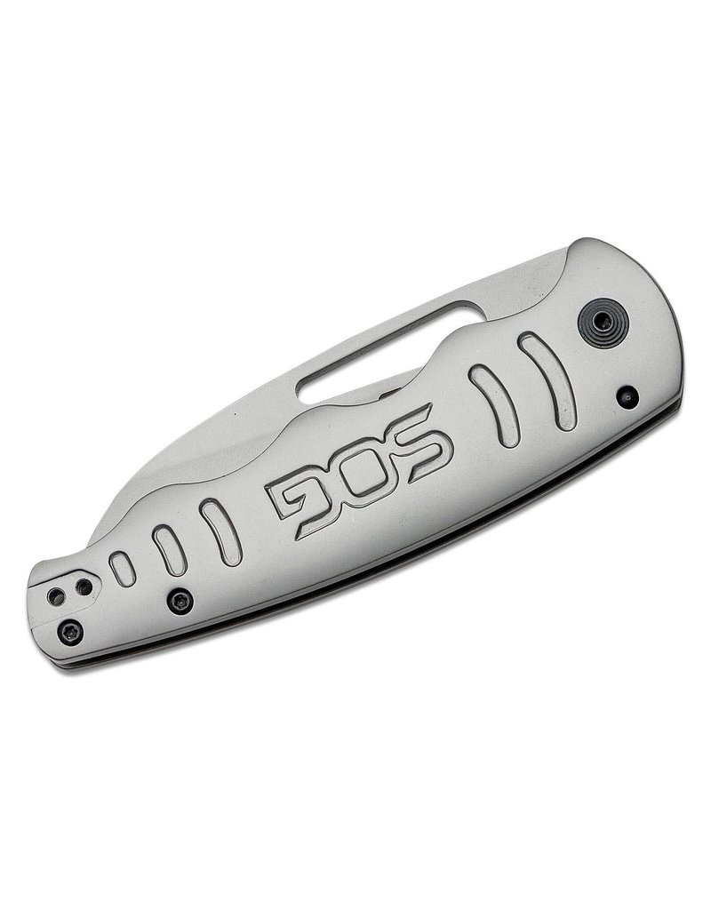 SOG Escape FL - 3.5", Bead-Blasted Plain Edge, 8Cr13MoV, Steel (14-52-01-57)