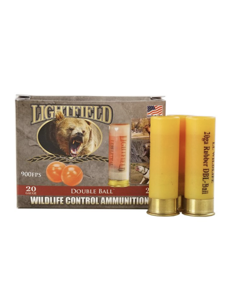 Lightfield Double Ball Slugs - 20GA, 2-3/4", Box of 5 (CWDB-20)