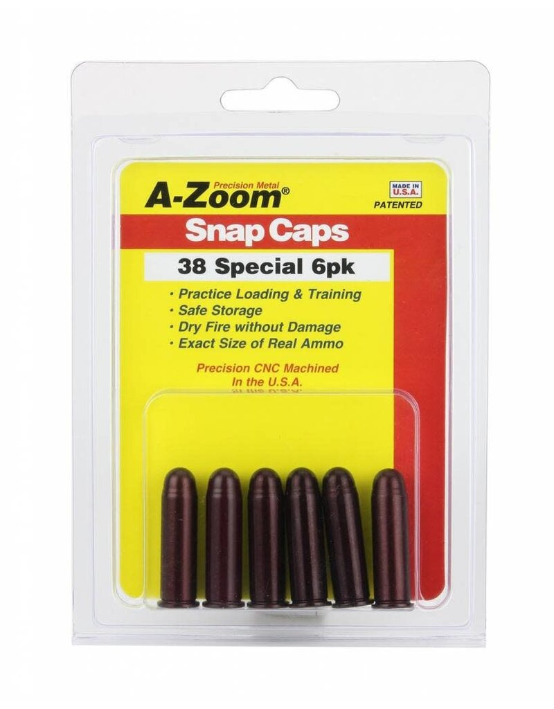 Lyman A-Zoom Snap Caps - .38 Special, 6pk (16118)