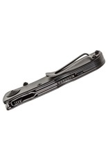 SOG Twitch II Assisted - 2.65" Black TiNi Plain Edge, AUS8, Aluminum (TWI12-CP)