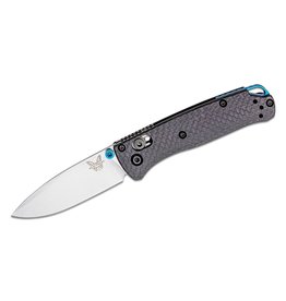 Benchmade Mini Bugout - 2.82" Satin Plain Blade, S90V, Carbon Fiber Handles (533-3)