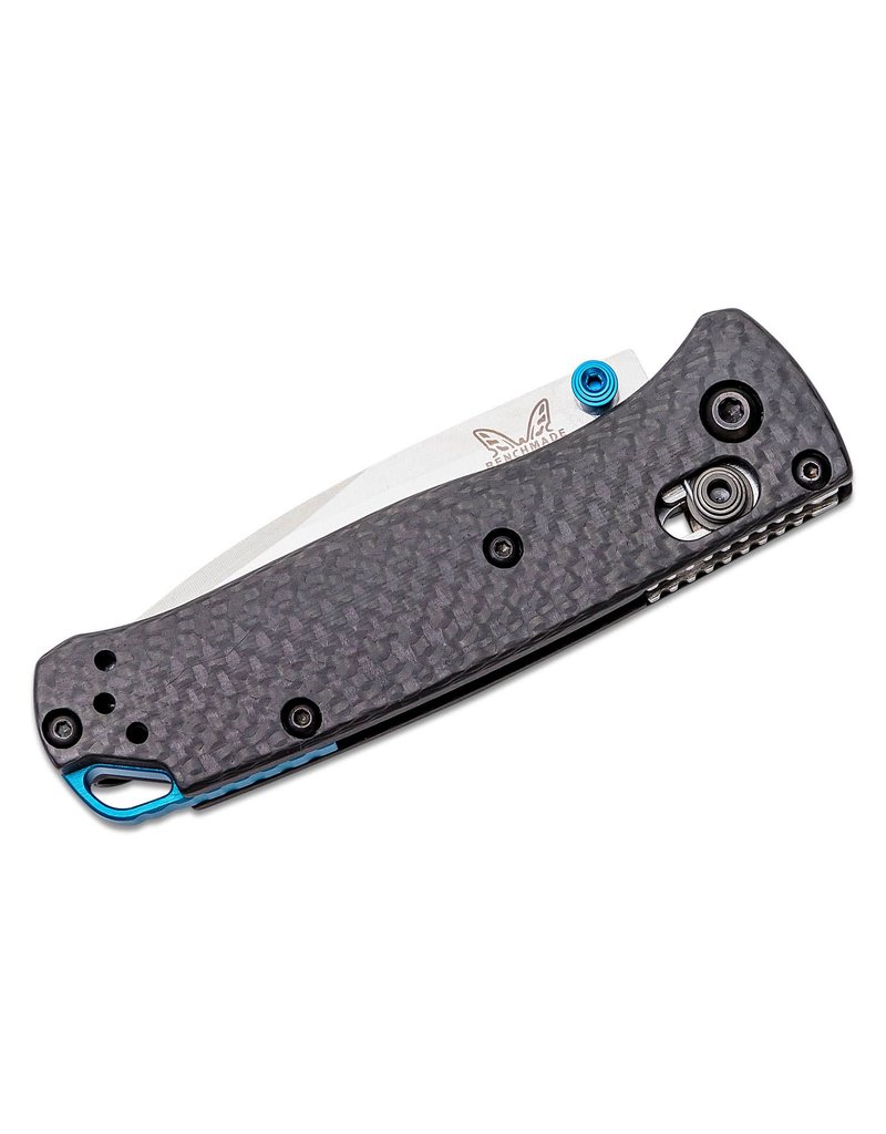 Benchmade Mini Bugout - 2.82" Satin Plain Blade, S90V, Carbon Fiber Handles (533-3)