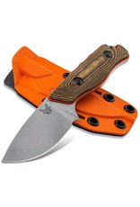 Benchmade Hunt Hidden Canyon Hunter - 2.79" Drop Point, S90V, Richlite/Orange G10 Handles (15017-1)