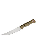 Benchmade Hunt Meatcrafter - 6.08"  Stonewashed Trailing Point, CPM-S45VN, OD Green G10 Handles (15500-3)