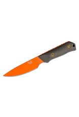 Benchmade Raghorn - 4.64" Orange Cerakoted Drop Point, CPM-CruWear, Carbon Fiber Handles (15600OR)