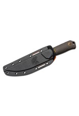 Benchmade Raghorn - 4.64" Orange Cerakoted Drop Point, CPM-CruWear, Carbon Fiber Handles (15600OR)