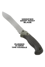 REAPR TAC Jungle Knife - 11" Satin Plain Blade, 440C,  Ballistic Nylon Sheath (11006)