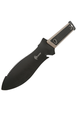 REAPR Versa Hori Hori - 6.5" Black Dual Sided Edge, 440C, Ballistic Nylon Sheath (11017)