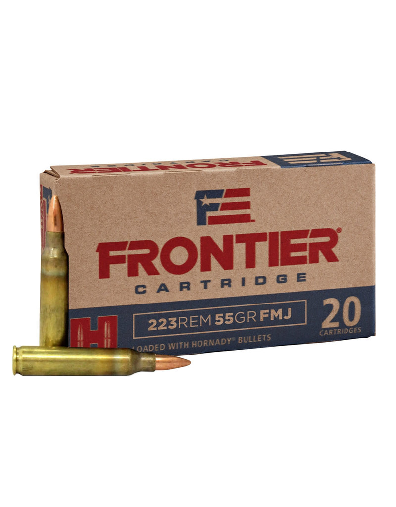 Frontier - 223 Rem, 55gr, FMJ, Box of 20 (FR100)