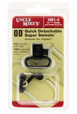 Uncle Mike's Quick Detach Sling Swivels, 1", Machine Screw, Blued (MO10012)