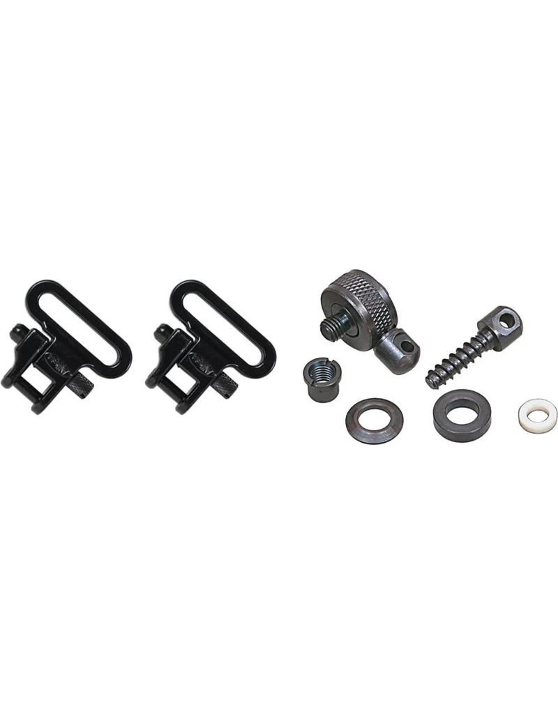 Allen - Shotgun Sling Swivel Set, 1", Cap and Screw, Blued (14430)