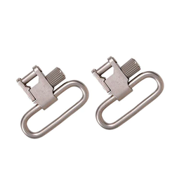 Uncle Mike's - Quick Detach Sling Swivels, 1", Nickel (10932)