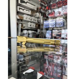 Lantac Consignment ,Lantac Glock 17 9mm Gold Flutted and Threaded barrel
