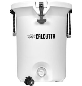 Calcutta Hydrate Jug, White - 5 Gallon with LED Drain Plug (CHJW-5)