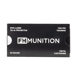 FH Munition - 9mm, 124gr, FCP RN, Box of 50 (FH9124) — Tundra Supply