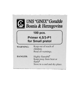 Unis Ginex Small Pistol Primers