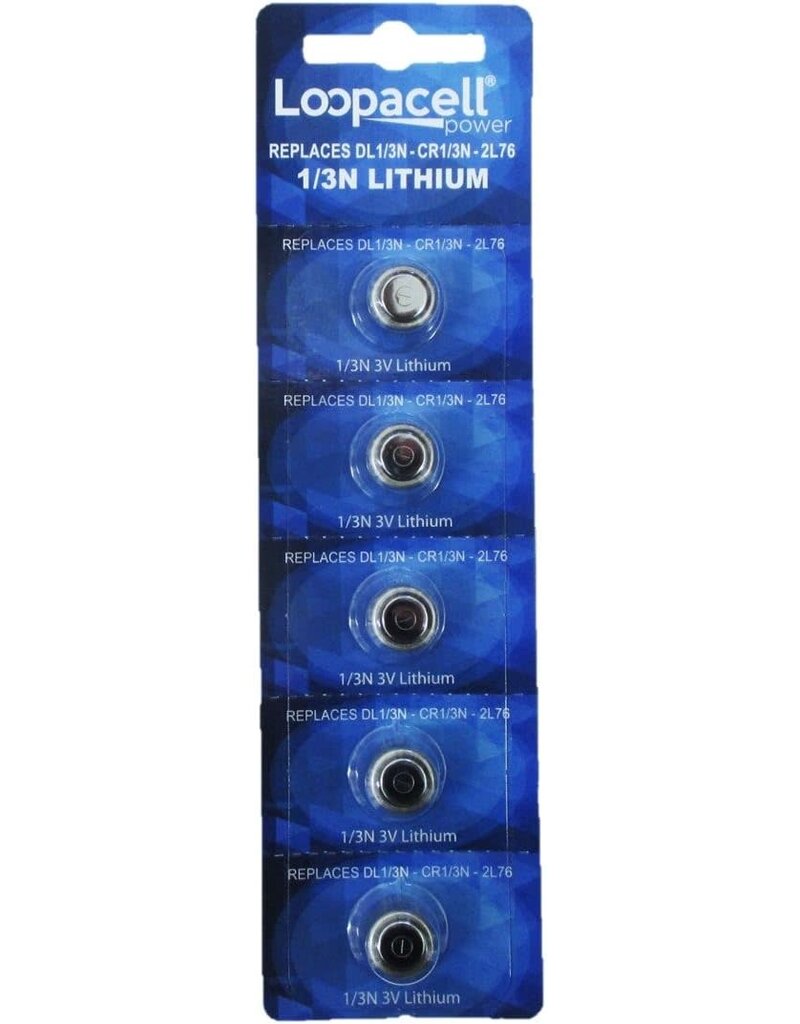 Loopacell CR1/3N Pack of 5 Batteries (LOOP1/3NLITH5PK)