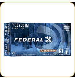 Federal Power-Shok - 7.62x39 SOV, 123gr, SP, Box of 20 (76239B)