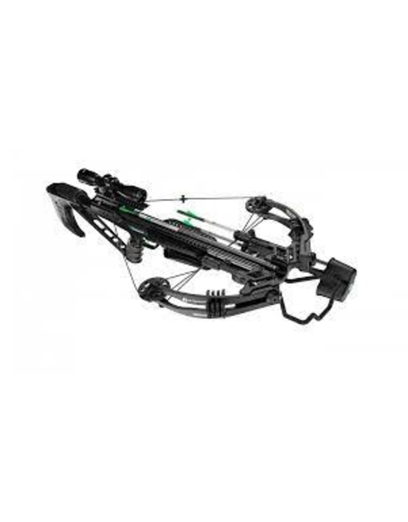 CenterPoint Dagger 405 Compound Crossbow -  Up to 405 fps, 4x32 Scope, 3 arrows, Quiver, Rope Cocker
