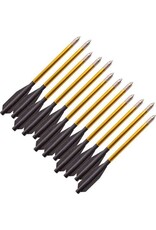 Bear Archery Desire Xl - Mini Crossbow Bolts, Aluminum, Screw In Field Points, 12 Pack (AVXA12P)